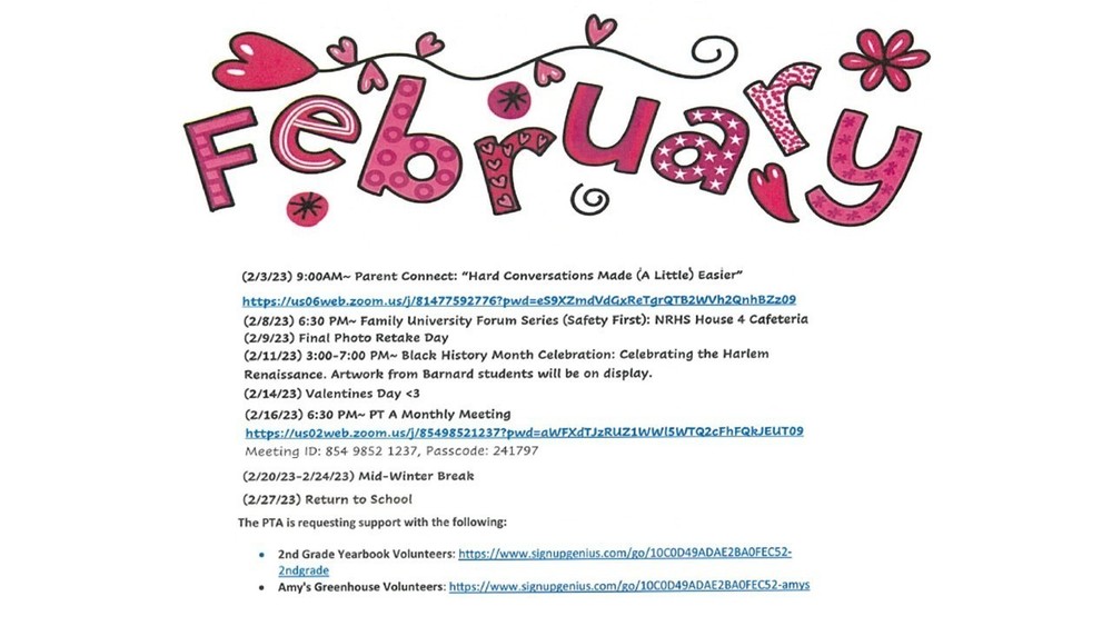 February 2023 Newsletter Header