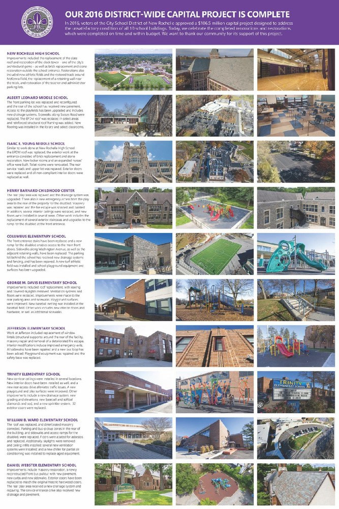 Our 2016 District-Wide Capital Project is Complete