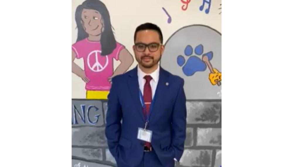 Albert Leonard Middle School's Assistant Principal Matthew Lucero