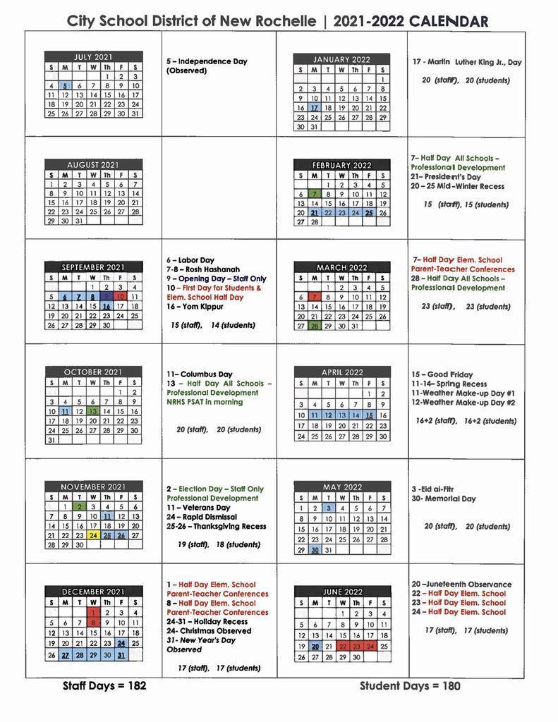 academic calendar