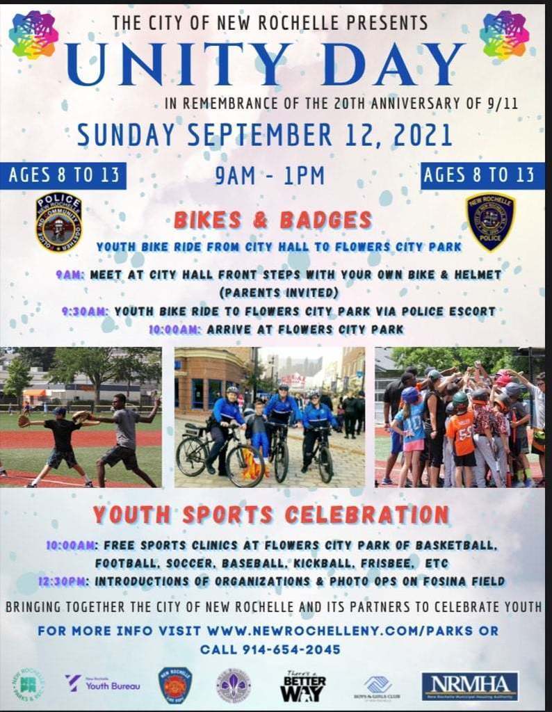Join us Sunday, September 12th for Unity Day in remembrance of the 20th anniversary of 9/11.
