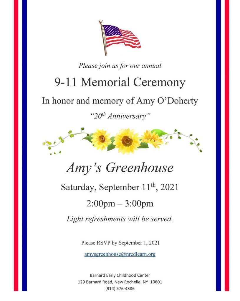 the annual 9-11 Memorial Ceremony 