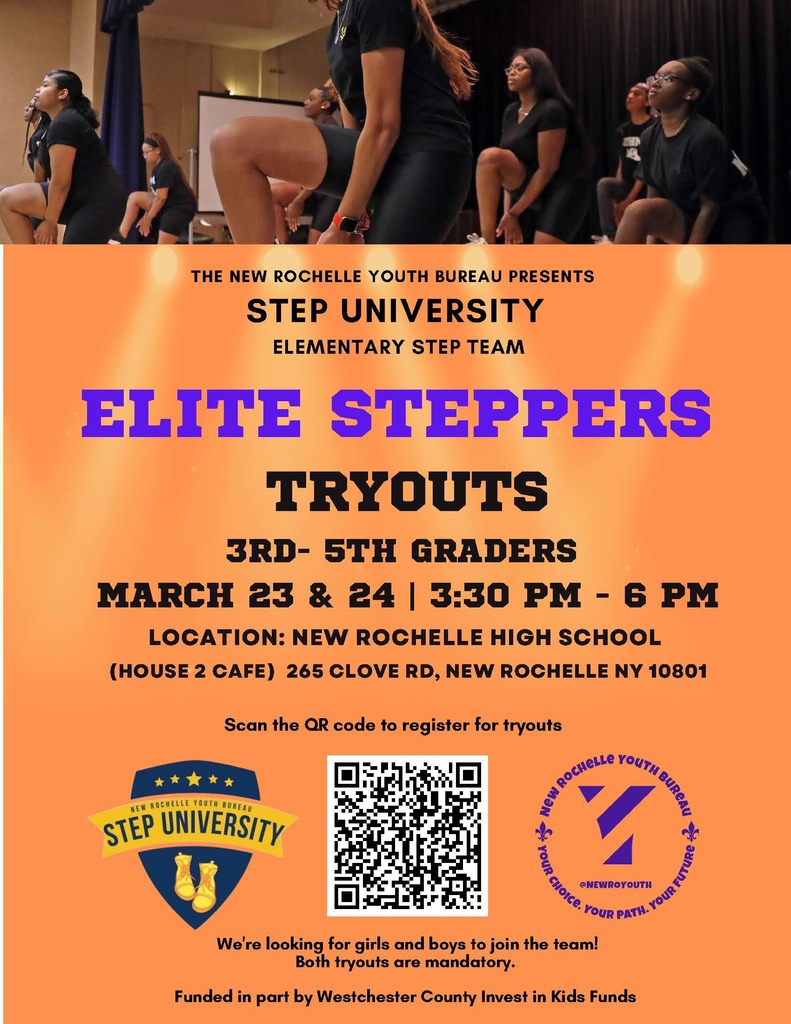 Flyer for Step Tryouts