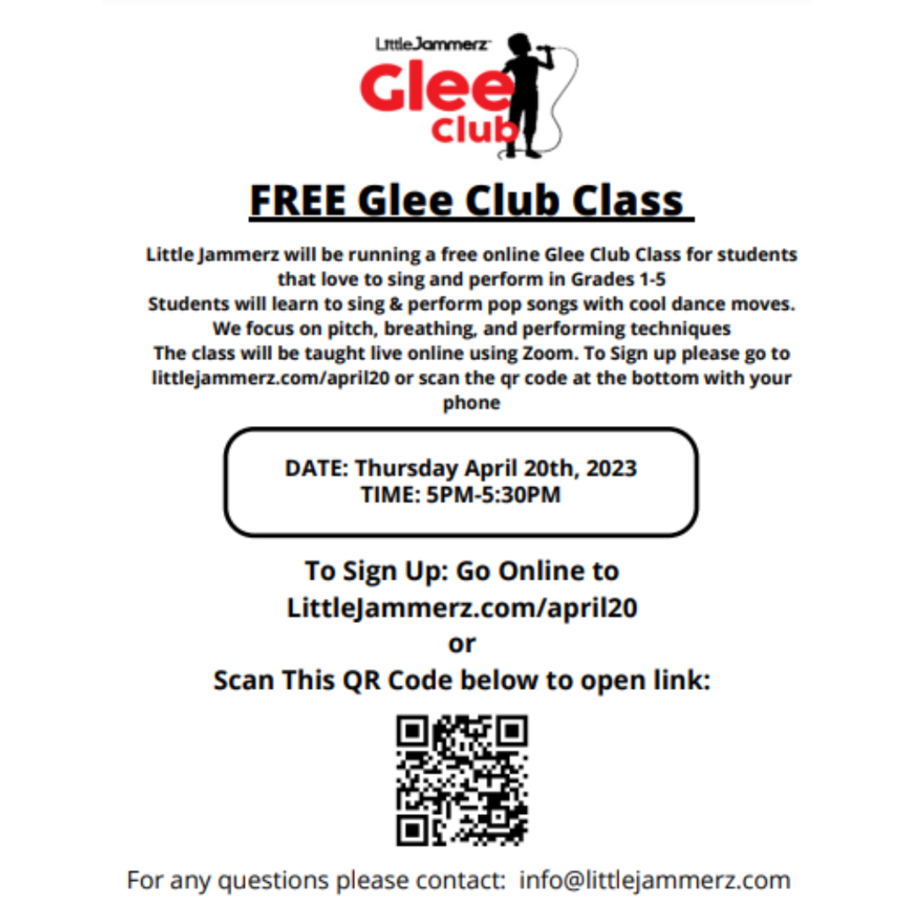 Free Glee Club Info